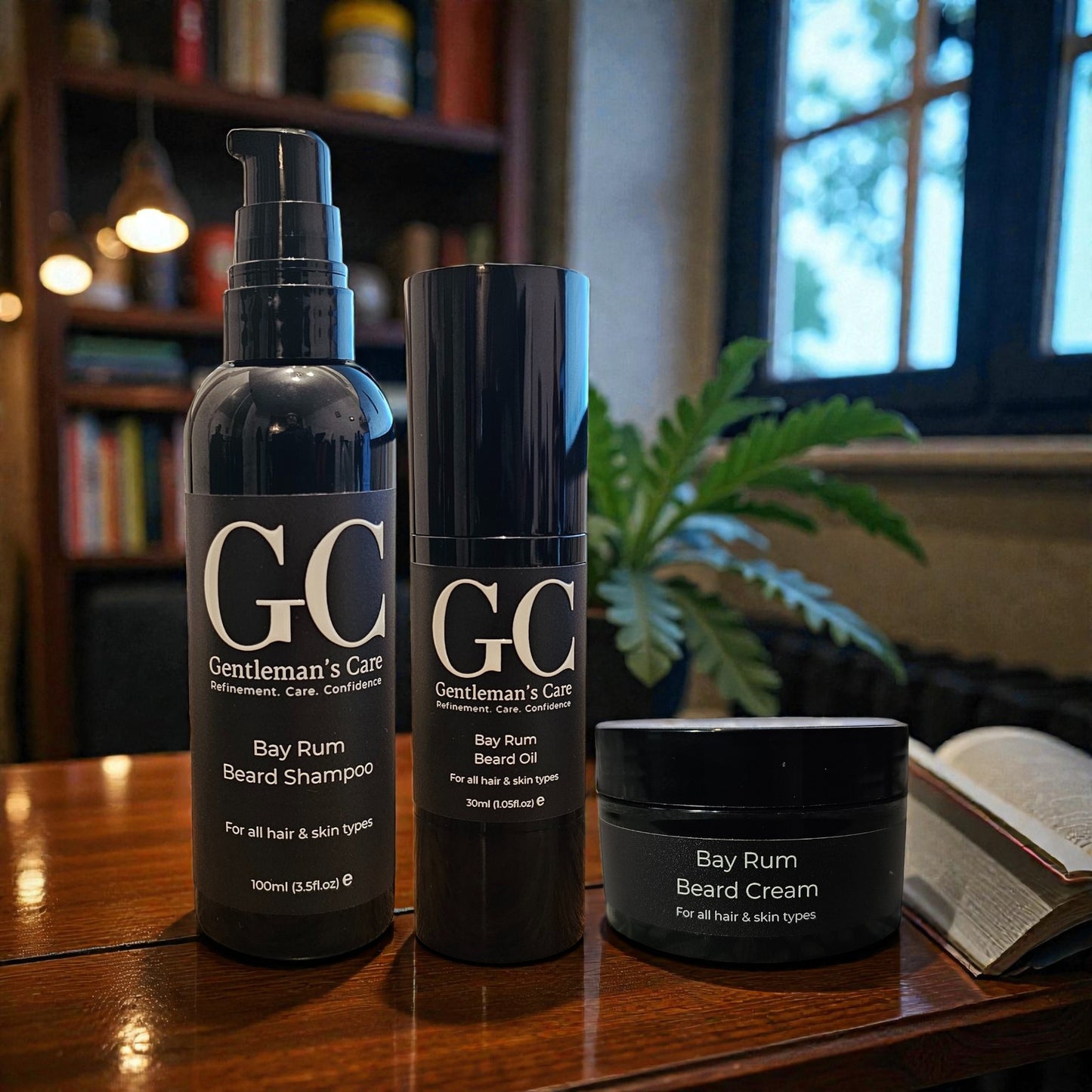 Beard Care Gift Set for Men – Beard Shampoo, Oil & Cream | Grooming Kit