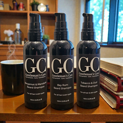 Vegan Beard Shampoo for Men – Natural Beard Cleanser for Soft, Healthy Beard Growth – Sulfate-Free, Gentle Formula for Daily Use