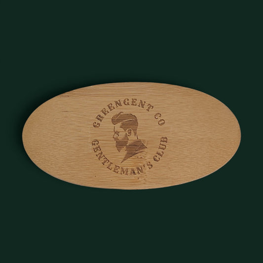 100% Boar Bristle Hair Beard Brush - Oak