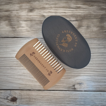 100% Boar Bristle Hair Beard Brush Beard Brush and Comb Set