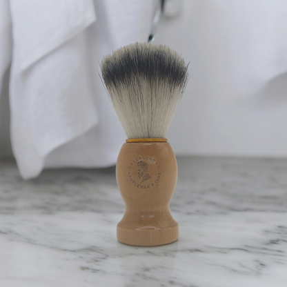 Natural wood shaving brush with 100% Boar Bristle Hair