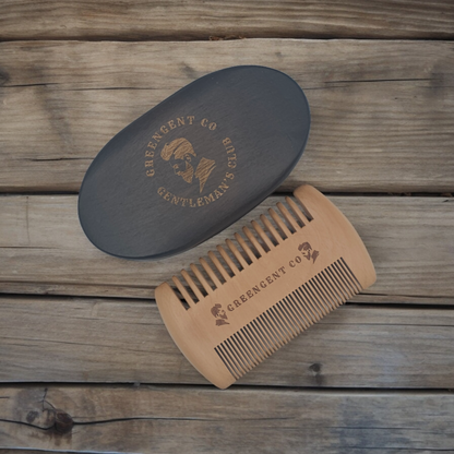 100% Boar Bristle Hair Beard Brush Beard Brush and Comb Set