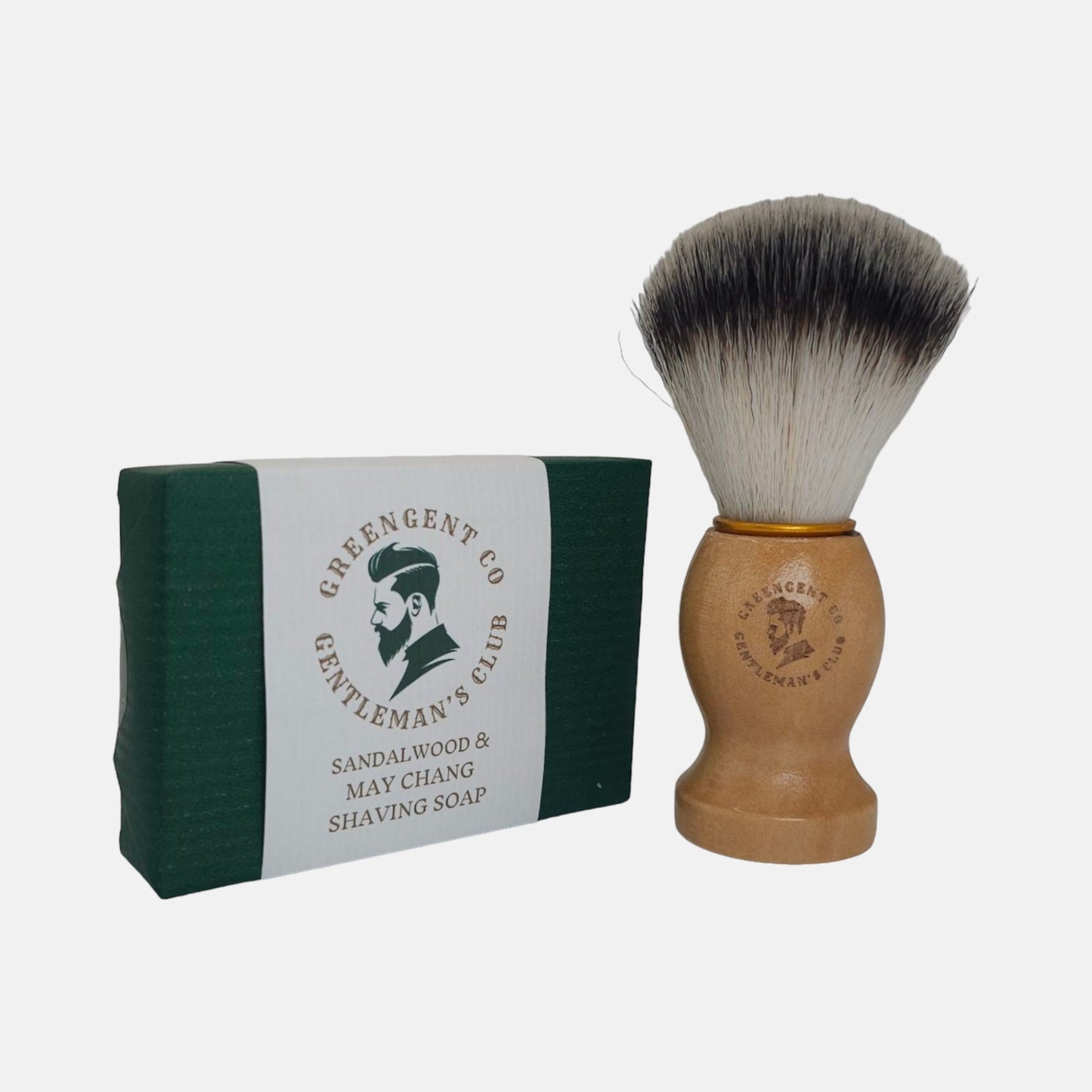 Shaving Brush & Shaving Soap - Sandalwood & May Chang