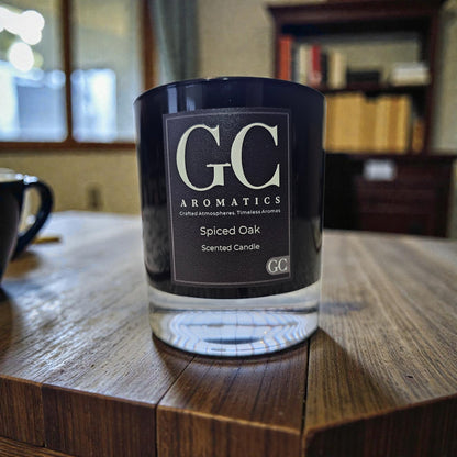 Spiced Oak - Whiskey Tumbler Candles 30cl