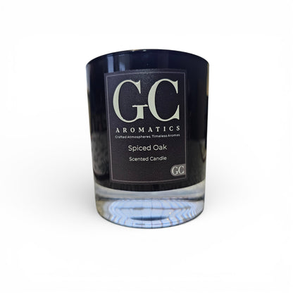 Spiced Oak - Whiskey Tumbler Candles 30cl
